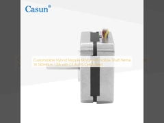 Προσαρμόσιμο υβριδικό βήμα κινητήρα με κούφιο άξονα Nema 14 140mN.m 1.0A με πιστοποίηση CE RoHS