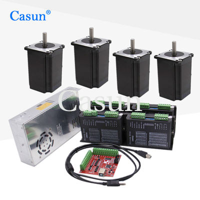Καλή τιμή Casun 2 Phase Nema 23 hybrid stepper motor 60x60x100mm 4N.m high torque 4.0A with 4 axis / 3axis  for CNC for Engraving machine Διαδικτυακά