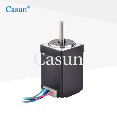 Υψηλή ακρίβεια 1,8 βαθμός 28*28*45mm Nema 11 Υβριδικός κινητήρας 1.5A για μηχανή ATM