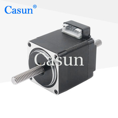 28*28*33mm NEMA 11 γραμμική Stepper μηχανή 50mN.M 0.67A για τον υφαντικό εξοπλισμό
