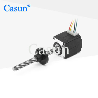 Casun Nema8 Hybrid Lead Screw Stepper Motor Tr4x2 Μαύρο Χρώμα