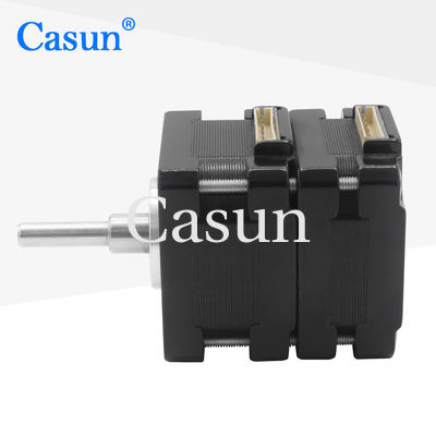 Πολυεπίπεδο Nema 16 Stepper Motor Μαύρο χρώμα για ιατρικές συσκευές Πιστοποιητικά ISO ROHS