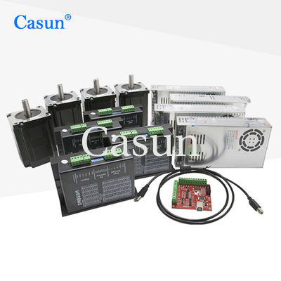 Nema 23 CNC εξαρτήσεις 4 άξονας 12N.M Stepper παροχή ηλεκτρικού ρεύματος οδηγών μηχανών Mach3 για CNC τη μηχανή